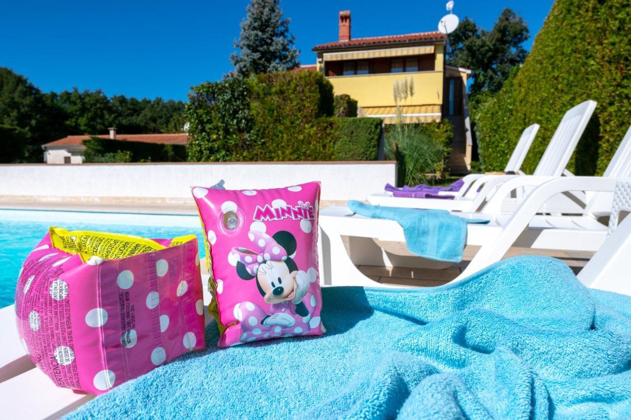 Villa Livia With Three Nice Apartments, Swimming Pool, Childrens Playground, Barbecue And Free Parking Ližnjan 外观 照片