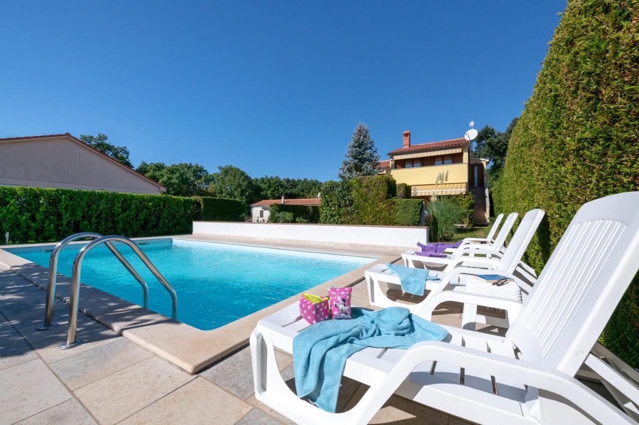 Villa Livia With Three Nice Apartments, Swimming Pool, Childrens Playground, Barbecue And Free Parking Ližnjan 外观 照片